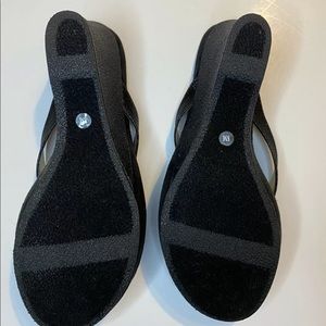 Style & Co Women's Size 8 Black/shimmer Wedge